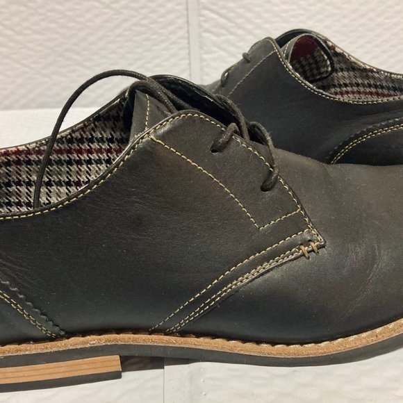Original Penguin Black Leather Waylon Oxford-Lace-up main image 5